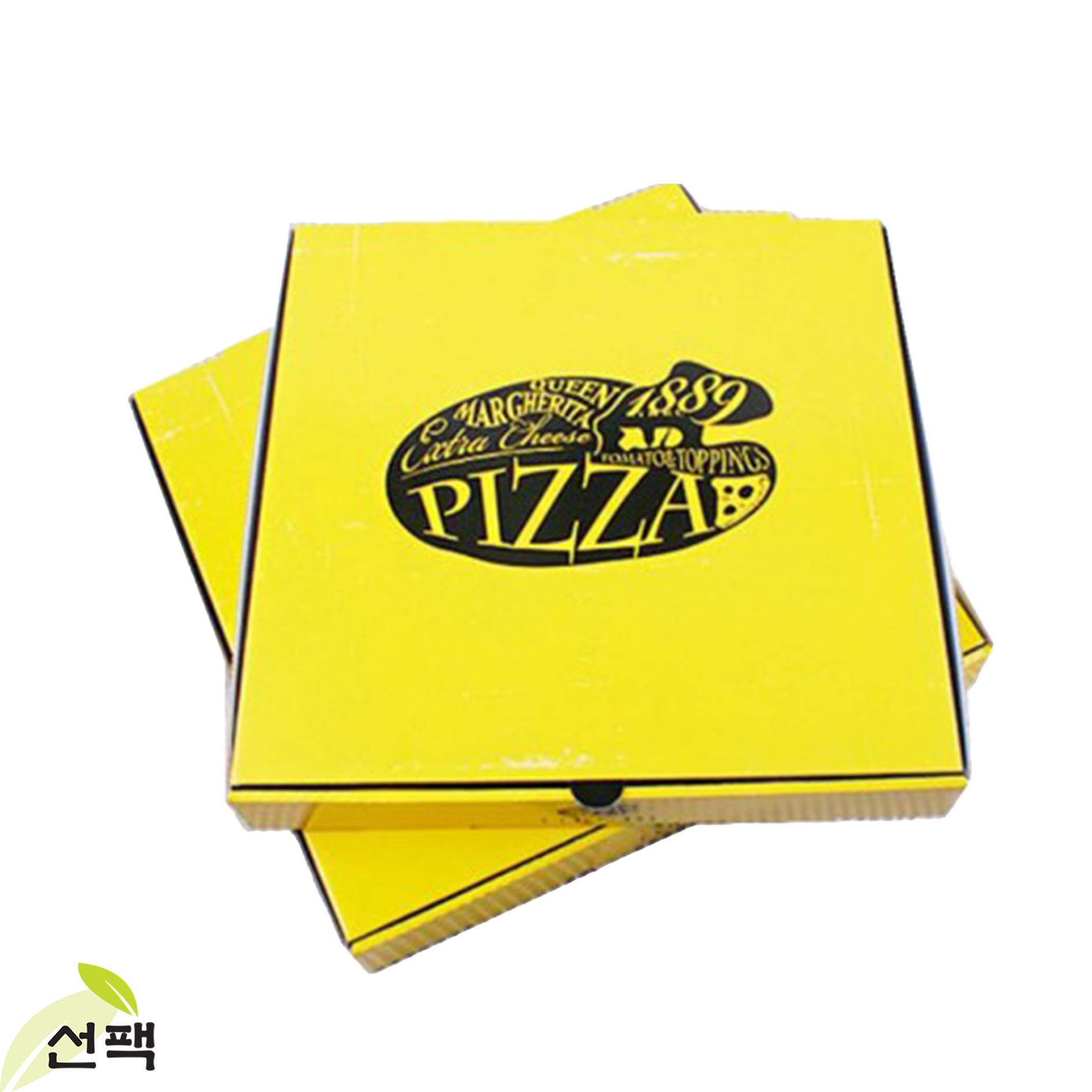 사각피자박스 옐로우 300mm 320mm 1box-100매 : 주식회사 선팩