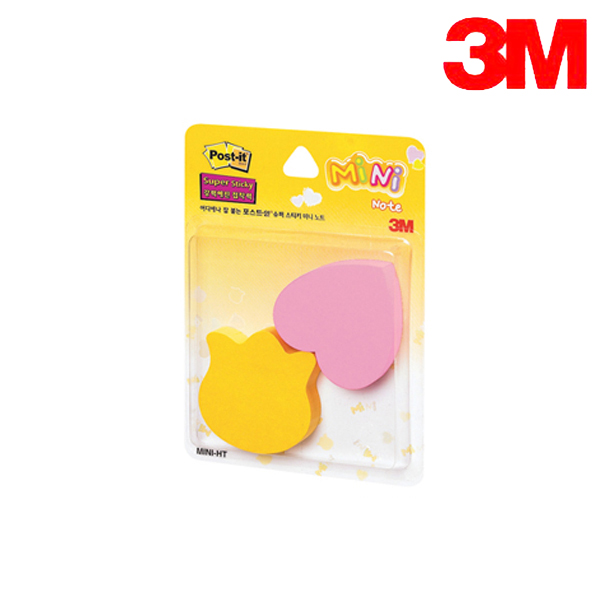 (45293) 3M 포스트잇 모양디자인노트 MINI 2패드 : 호사몰