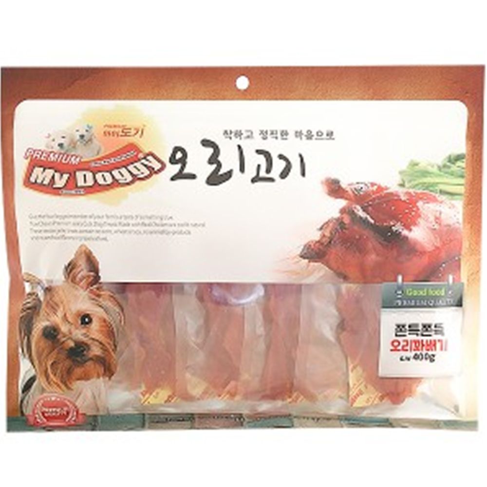 어너더W D17 마이도기 착한오리400g 쫀득 오리꽈배기 10개 : 어너더웨이
