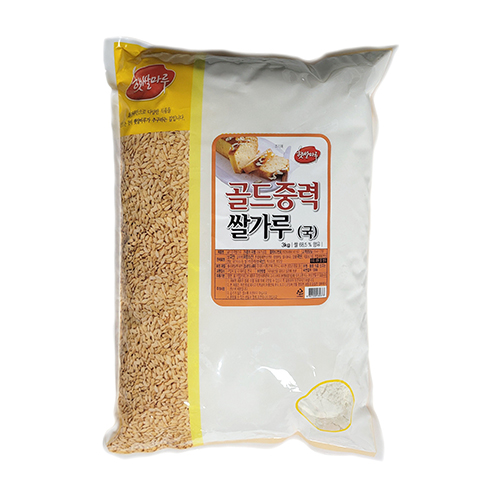 대두식품) 햇쌀마루 골드중력 쌀가루3kg : 착한베이킹