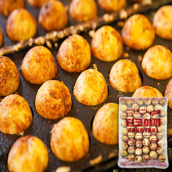 타코야끼 1kg(20g x 5개) 타코야키 타꼬야끼 재료 : 안주상회