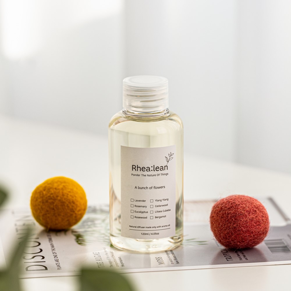 레아린 아로마 방향제 실내 화장실 디퓨저 리필액 120ml : 레아린Rhealean