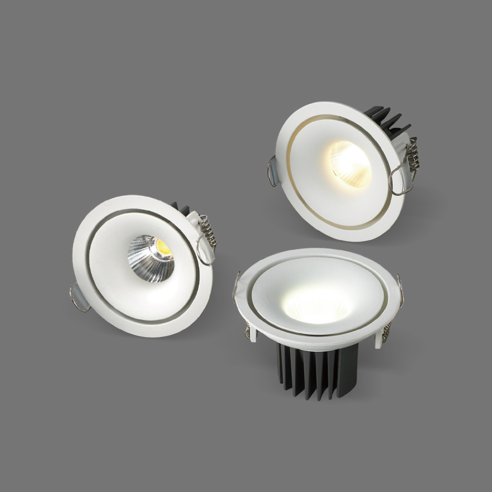 LED COB 와퍼 Ø75 원형 매입_AL-80 : 오소조명