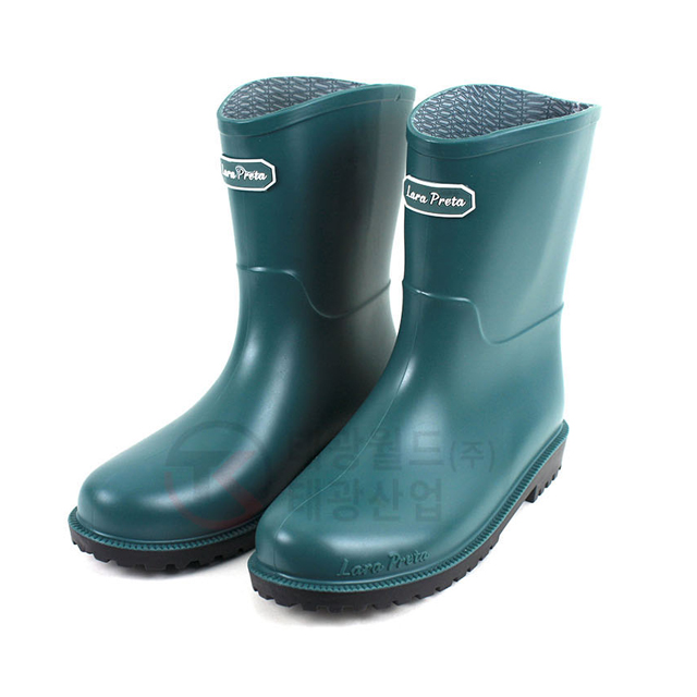 태광 TK-B702 라라프리타 패션반장화 여성 레인부츠 민트색 곤색 검정색 230~255MM : 아리랑툴스