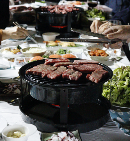 디바디바 BB1 가정용 숯불 화로 삼겹살 고기 불판 바베큐그릴 멀티 가스화로 : 그릴랜드