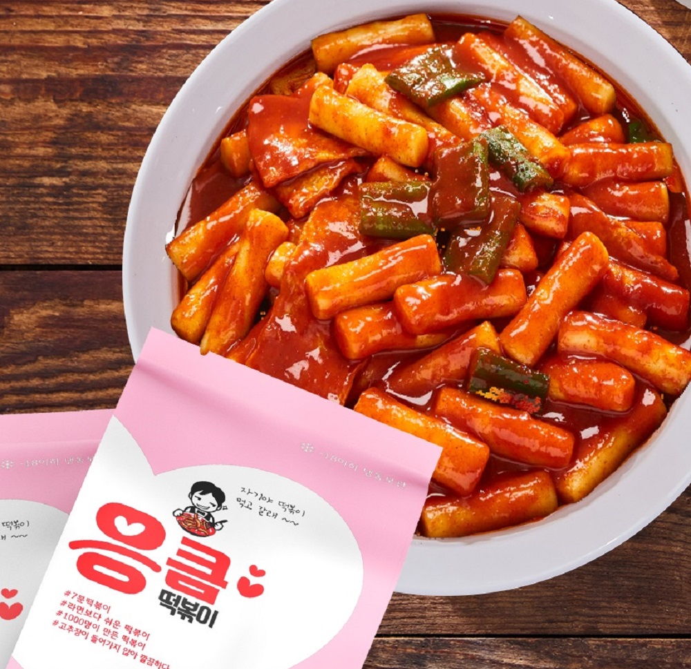응큼떡볶이 간식 분식 매운 캠핑 간편한 밀키트 즉석 떡볶이 4팩 : 김차장마켓 Fresh
