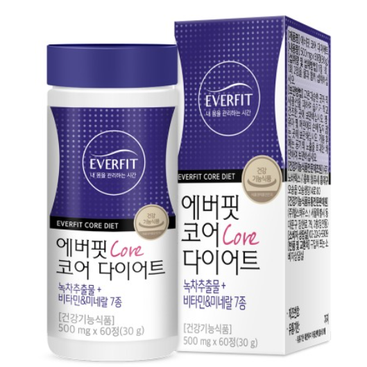 내츄럴플러스 - 에버핏 코어 다이어트 500mg x 60정 : 블프데이
