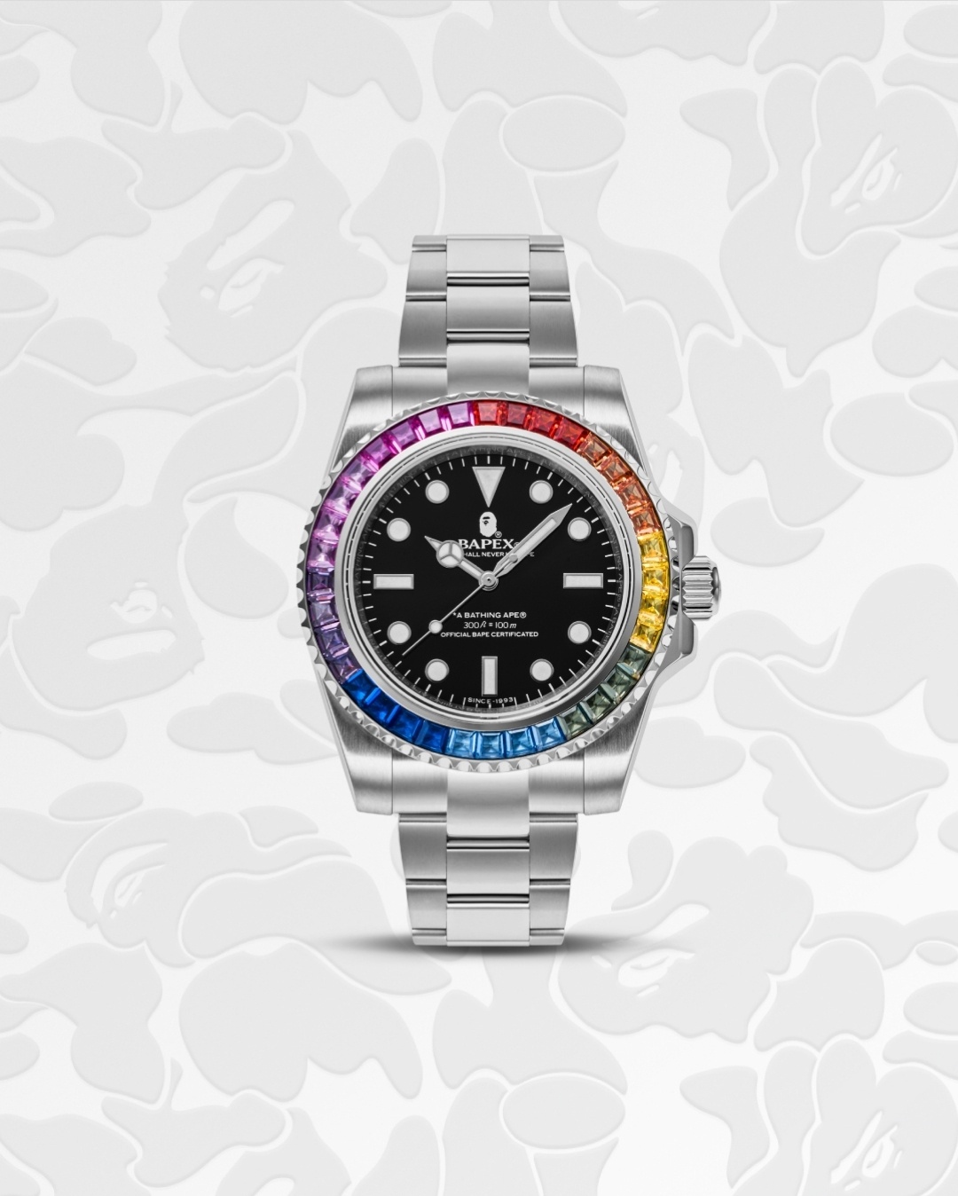 [베이프정품] 시계 타입1 베이펙스 크리스탈 스톤 BAPE  TYPE1 BAPEX CRYSTAL STONE : 재팬베이프스토어