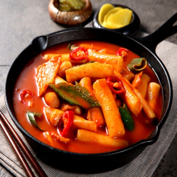 안주상회 국물떡볶이 540g (3~4인분) 대용량 밀떡볶이 : 안주상회