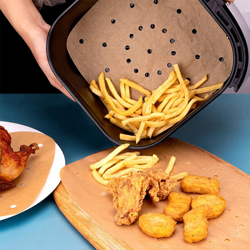 우유 데우는기계 스티머 밀크포머  에어 프라이어 종이 일회용 기선 라이너 주방 Bakeware 논문 베이킹 비 스틱 김이 매트 용 오일 흡수 용지... 
