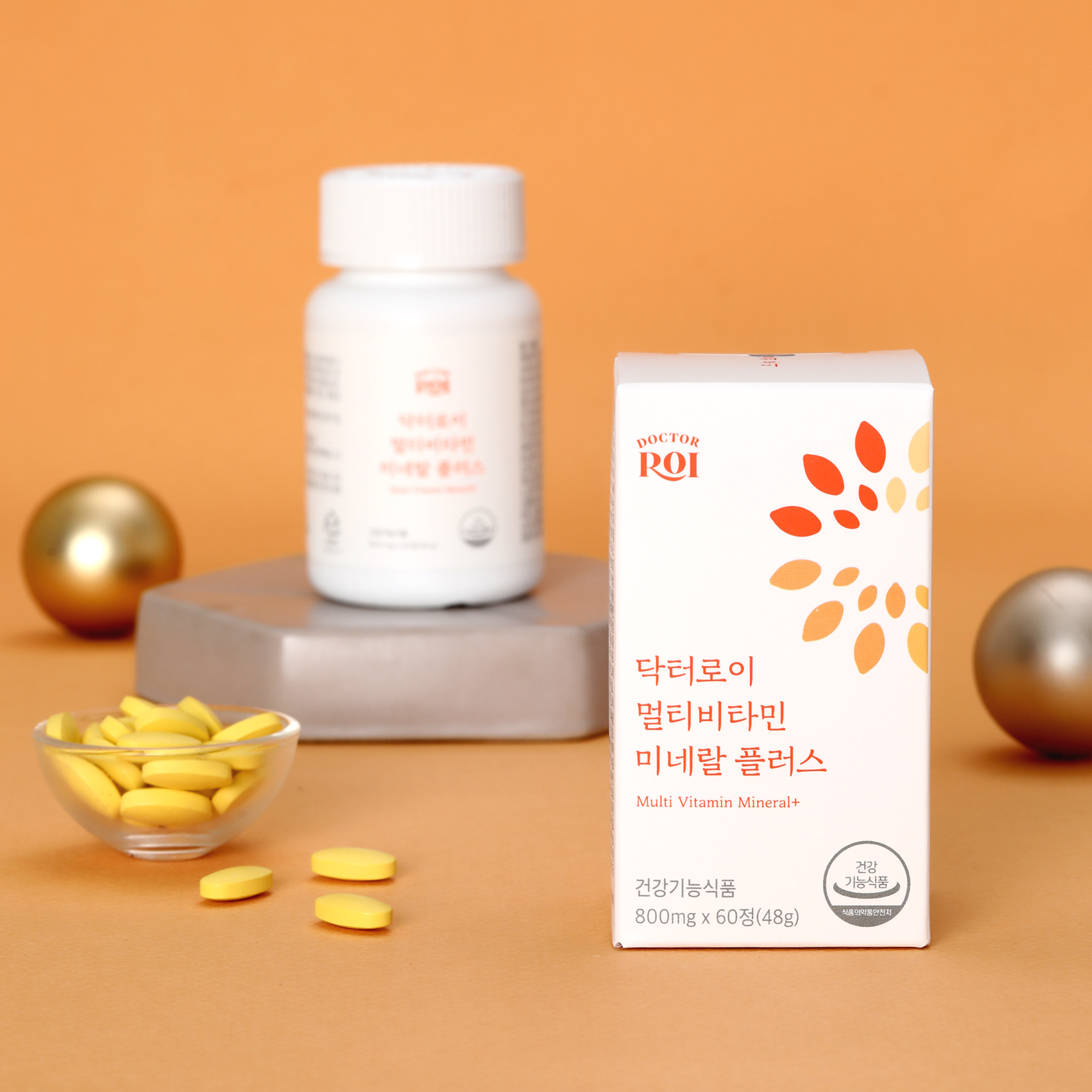 닥터로이 멀티비타민 미네랄 플러스 23종 올인원 종합비타민 고함량 영양제 1개월분 60정 : 닥터로이