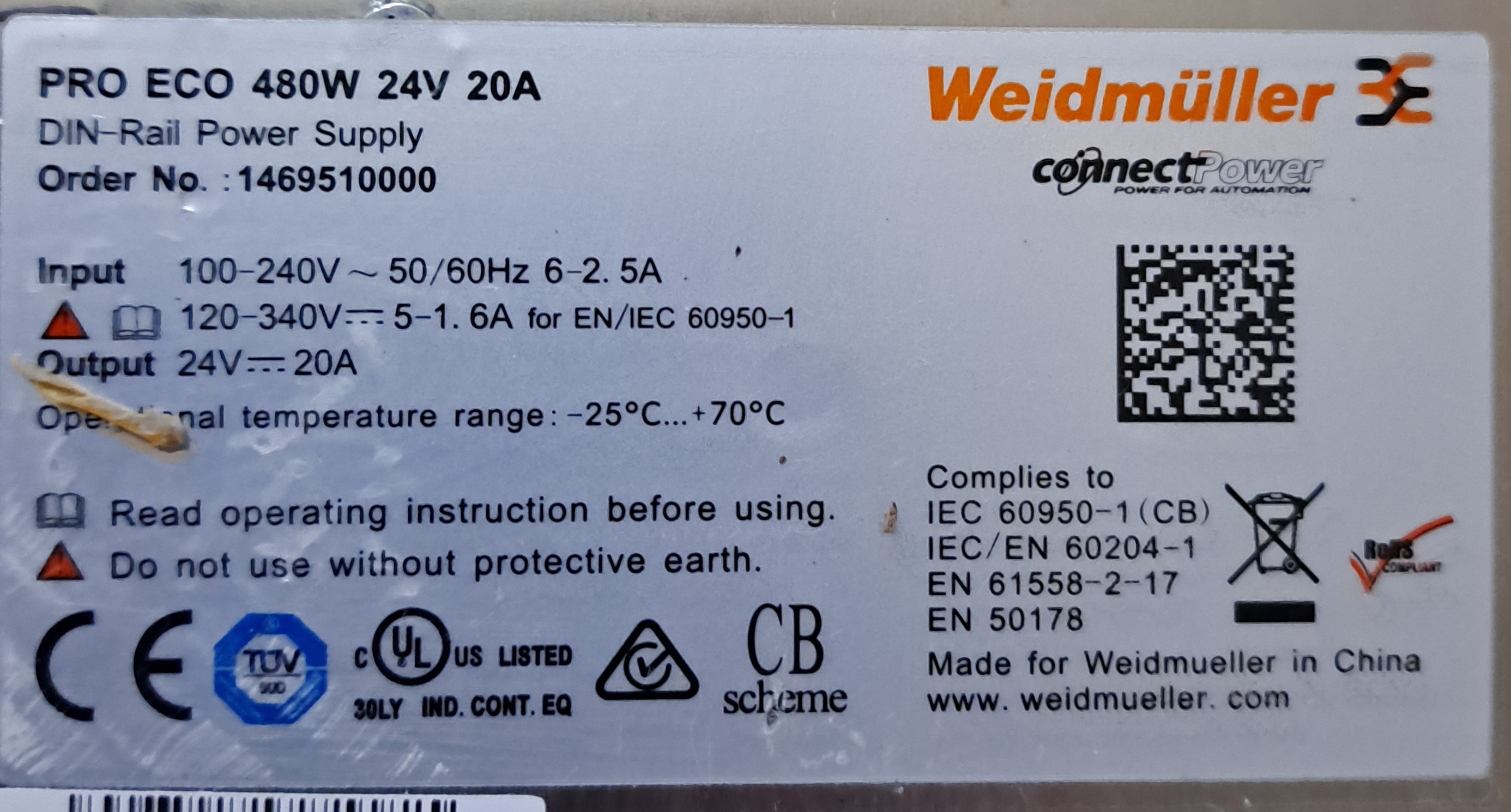 PRO ECO 480W 24V 20A : 주식회사 현서
