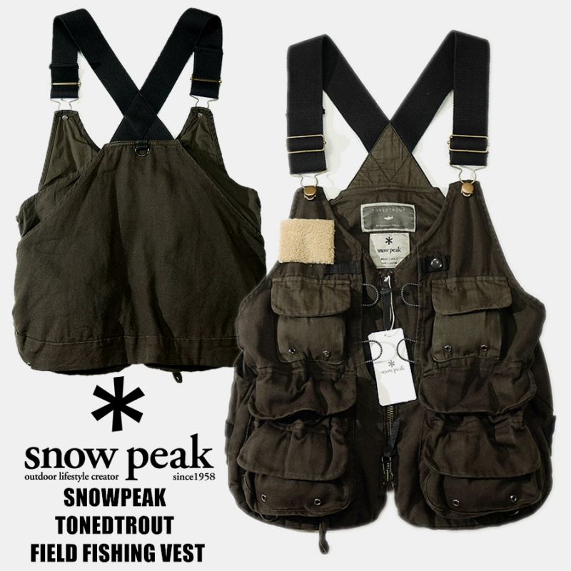 SNOW PEAK 스노우 피크 멀티백 기능성 아웃도어 캠핑 조끼 11 : 테일러 구디스