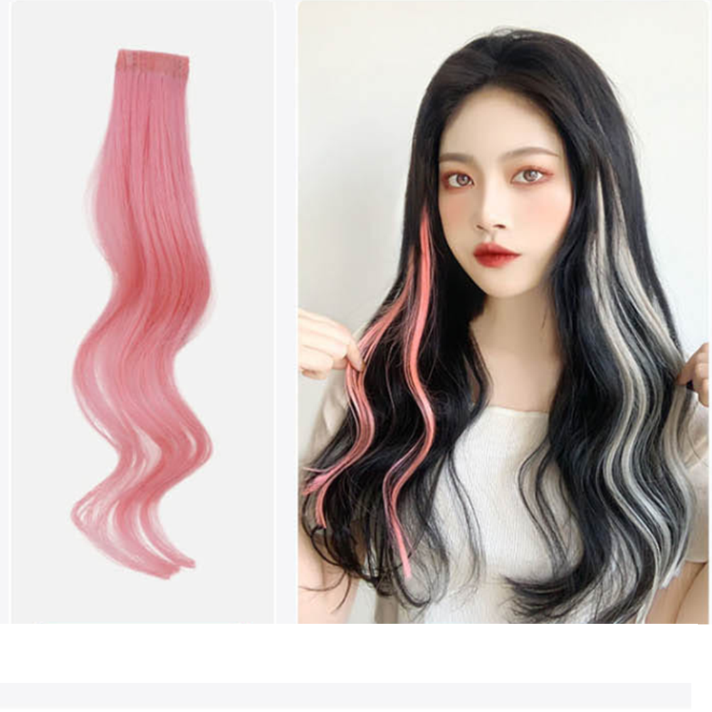 똑딱이핀 헤어브릿지 코스프레 컬러 붙임 가발 : 아이엠팀
