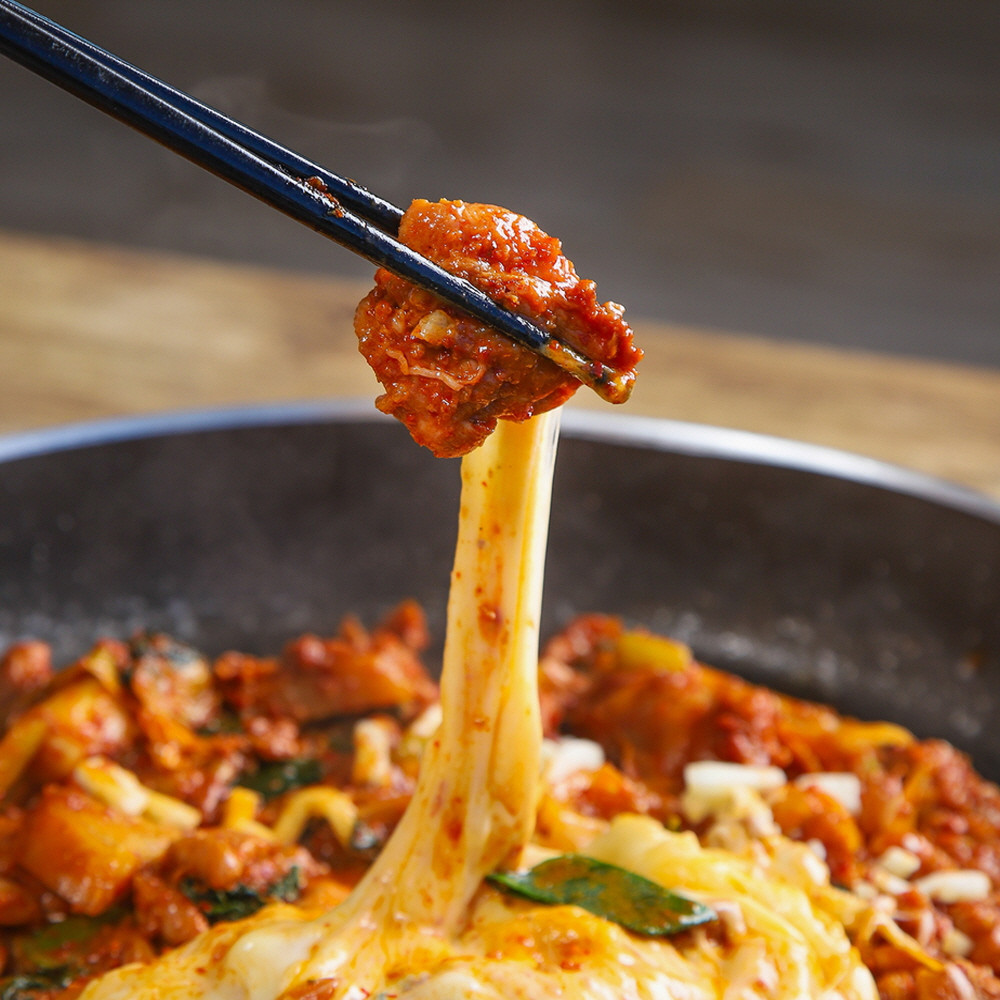 박가미닭갈비 철판 양념 닭갈비 맛집 택배 캠핑 요리 음식 2인분+2인분 밀키트 : 박가미닭갈비