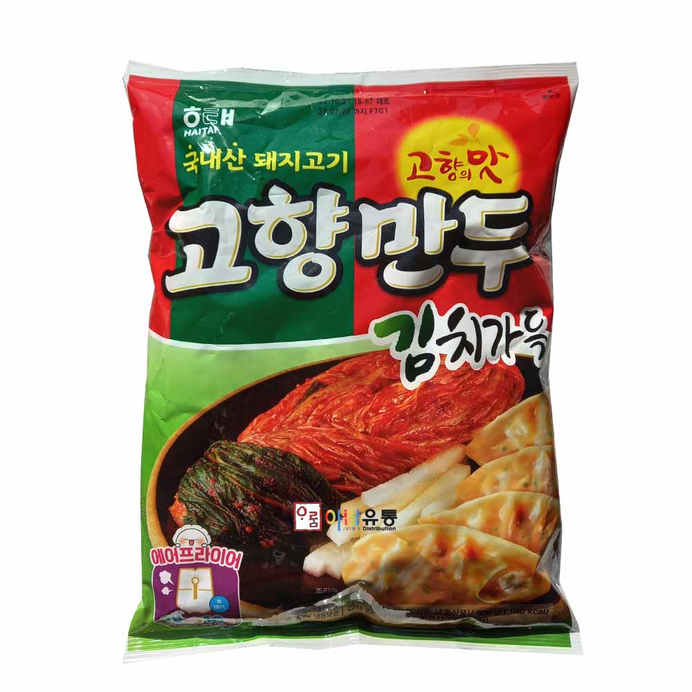 해태제과 고향만두 김치가득 (냉동) 810g 김치만두 : 아람유통