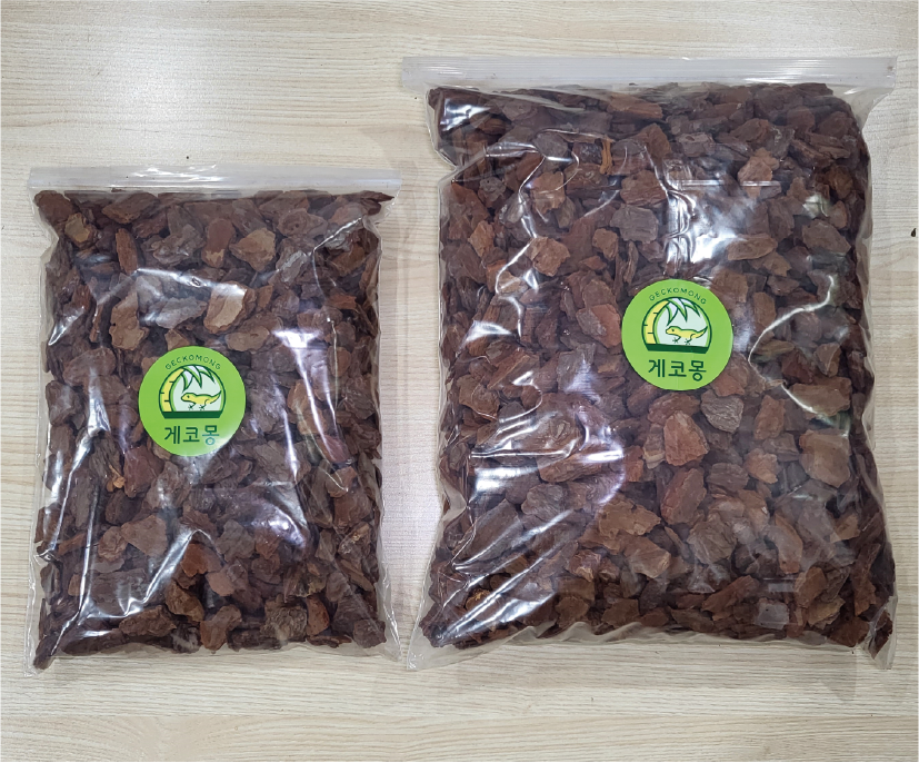 [대립 바크] 900g/2.7kg 굵은바크 파충류바닥재 도마뱀 거북이 소라게 : 게코몽