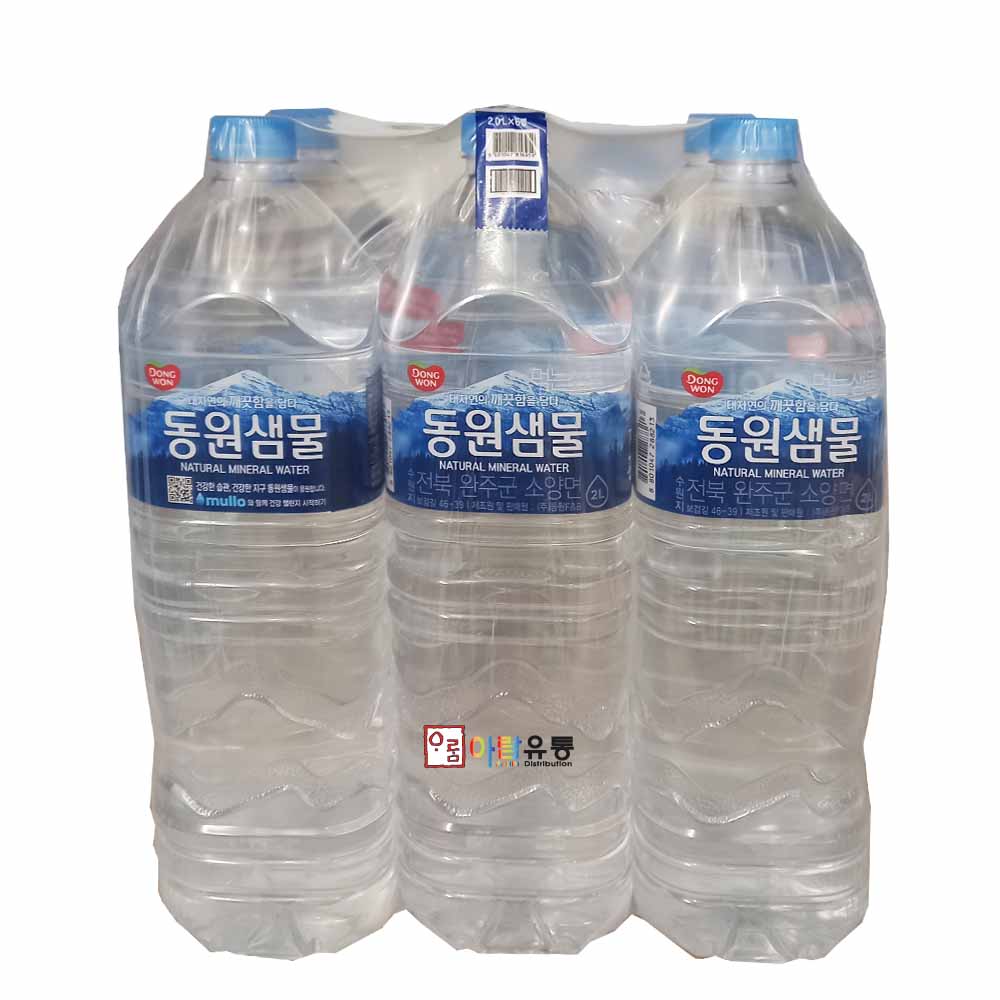 동원샘물 생수 2Lx6개 박스 : 아람유통