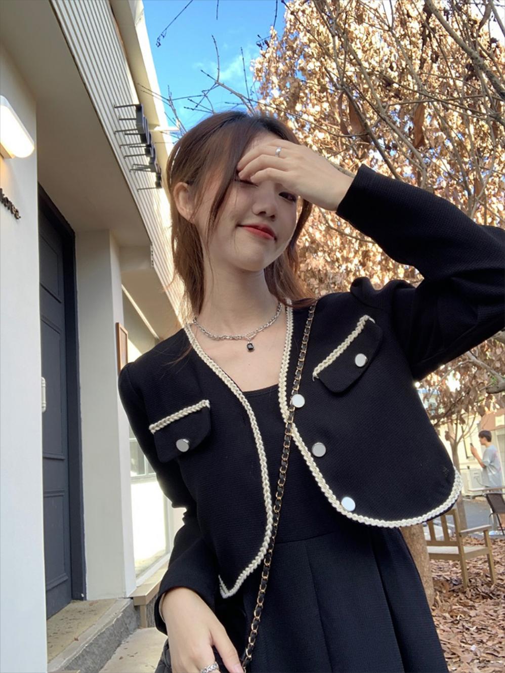 봄 브이넥 원피스 향기 트 탑 연예 웨이스 드레스 투피스 세 : LA총각