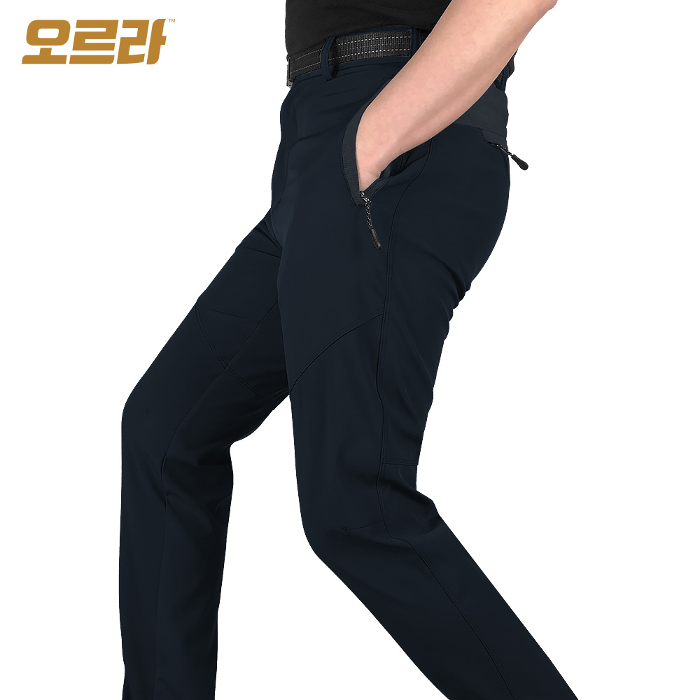 오르라 STR-38 남성 춘추 봄가을 절개 스판 기능성 투습 신축성 베이지 등산 바지 : 오르라 아웃도어