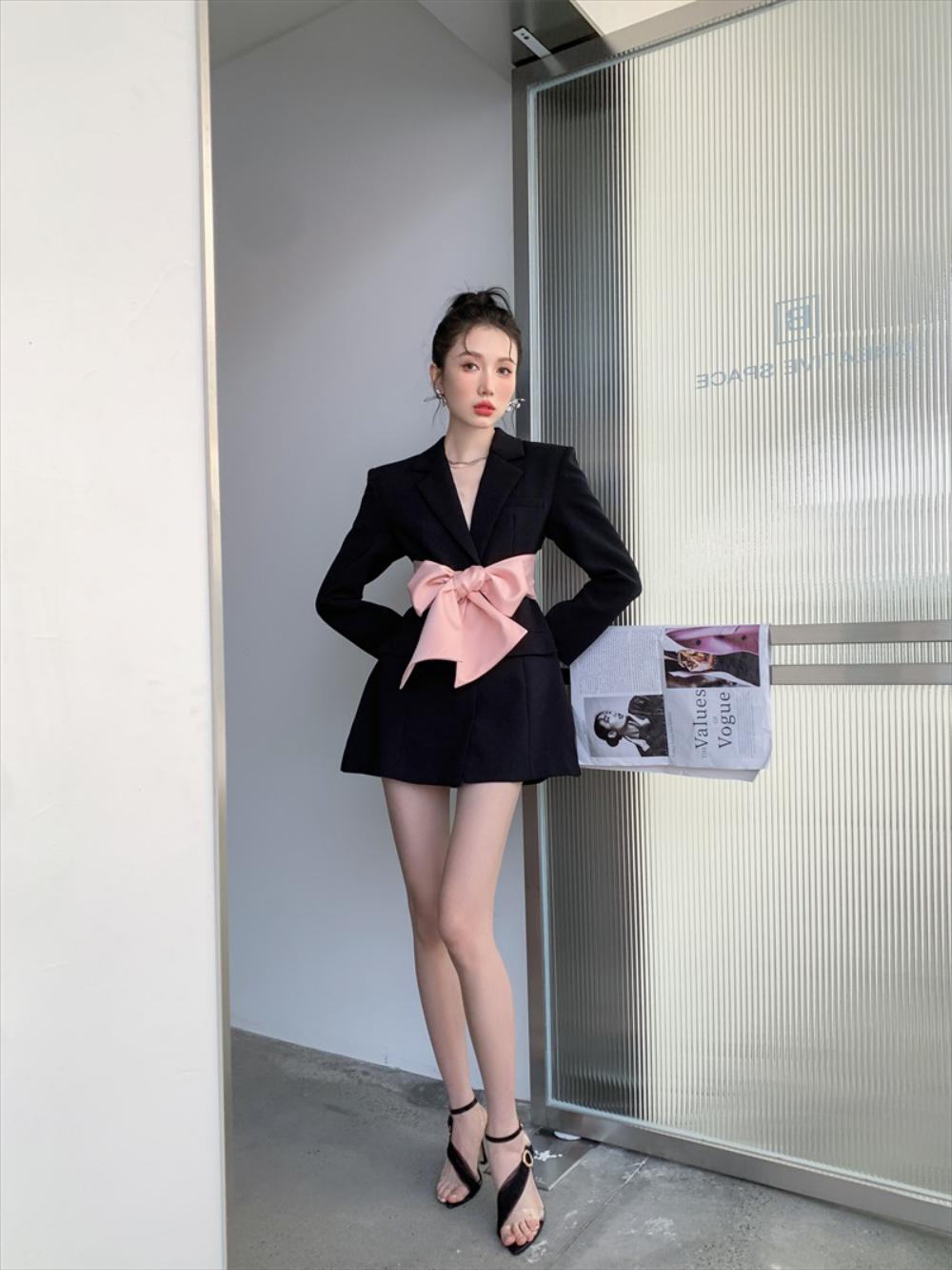더블 자켓 원피스 드레스 초가을 신중한 기 투웨어 블랙 트 : 보스턴시골총각