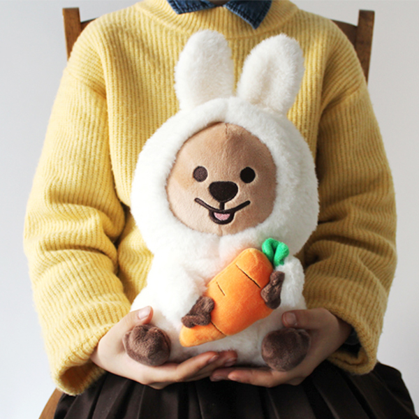 영이의숲 꽃카 하트 인형 12cm 동물 애착 쿼카 : 다온코리아