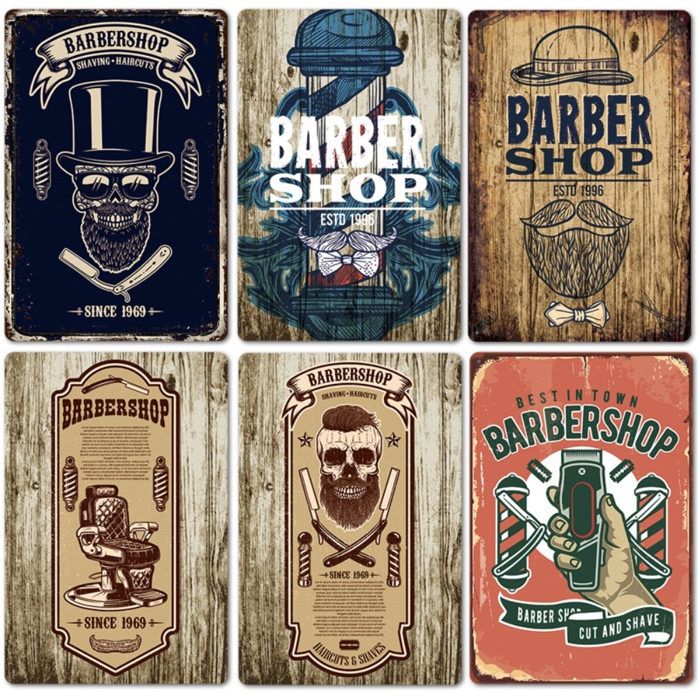 Barber Vintage 바버샵 이발소 빈티지 포스터 벽장식 그림 인테리어 배경 : 똘똘한직구