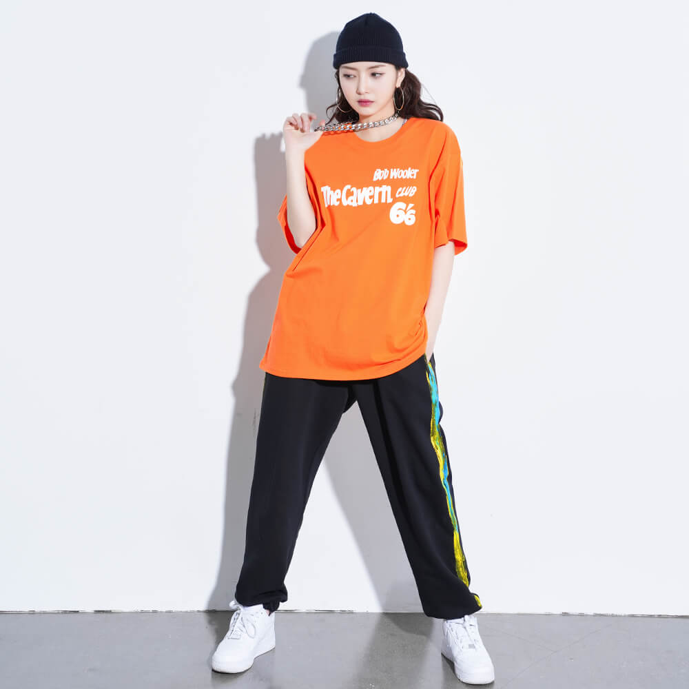 66클럽 스트릿 반팔 방송댄스복 박스티 간지나는댄스걸 : 간지나는 댄스걸
