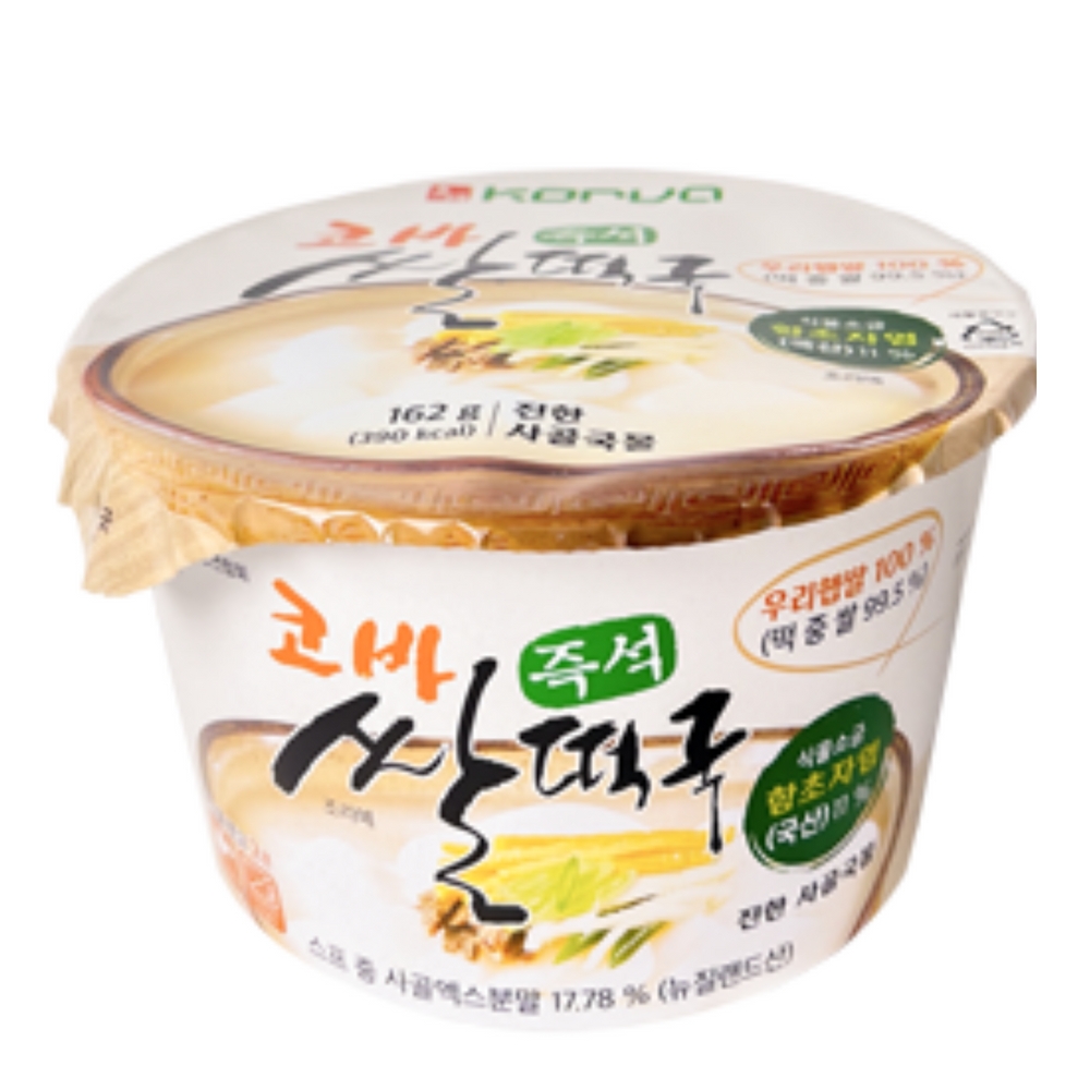 코바 즉석식품 종합세트 6개입 [멸치1X김치1X해장1X미역1X곰탕1X떡국1] : 코바식품 공식스토어