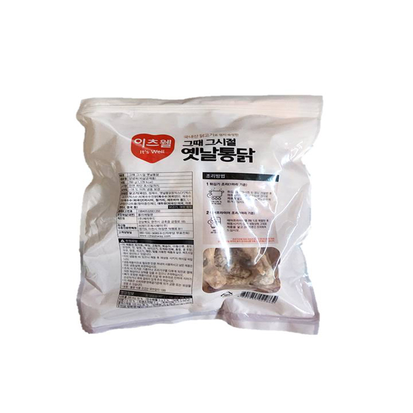 CJ이츠웰 그때그시절 옛날통닭 760g / 버팔로윙,버팔로봉,옛날치킨 : 티에치식품