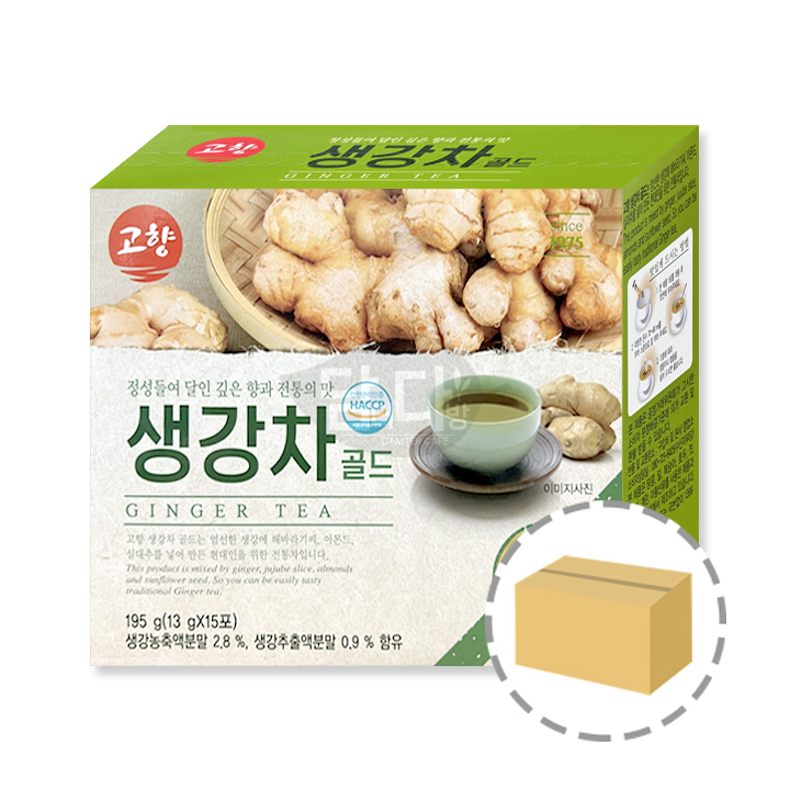 고향 생강차 골드 15스틱 1BOX (20개입) : 담터다방