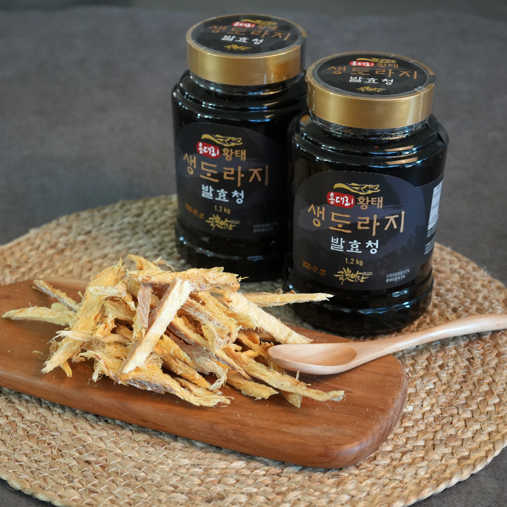 금빛바람 용대리 황태 생도라지 발효청 : 용대리황태금빛바람