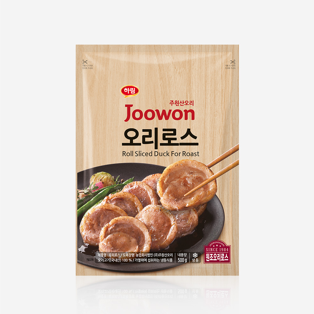 하림 주원산오리 오리로스 구이 500g(냉동) : 주원산오리