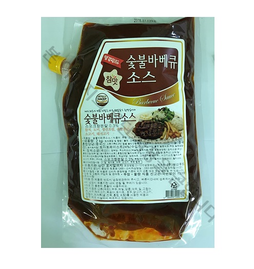 평강 참맛 숯불 바베큐 소스 (2kg) : 꾸러미24