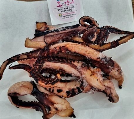★히트★[훈제통족 /냉동보관] 훈제문어  건어물맛집  안산오언니 : 오징어파는언니 안산점