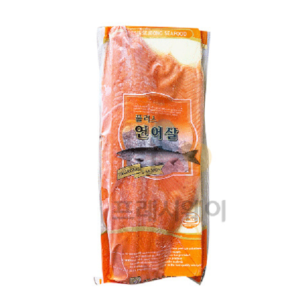 세정씨푸드 플러스 연어살 (껍질있음 1.35kg 내외) : 꾸러미24