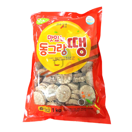 산내음푸드 맛있는 동그랑땡  85개입 내외 1Kg x 2봉 : 꾸러미24
