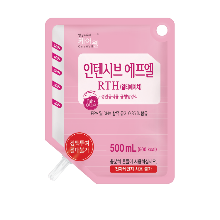 한국엔테랄푸드 인텐시브 에프엘 RTH 경관급식용 균형영양식 1BOX(500ml x 20입) : 꾸러미24