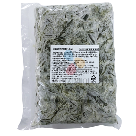 정이푸드빌 미역줄기볶음  1kg : 꾸러미24