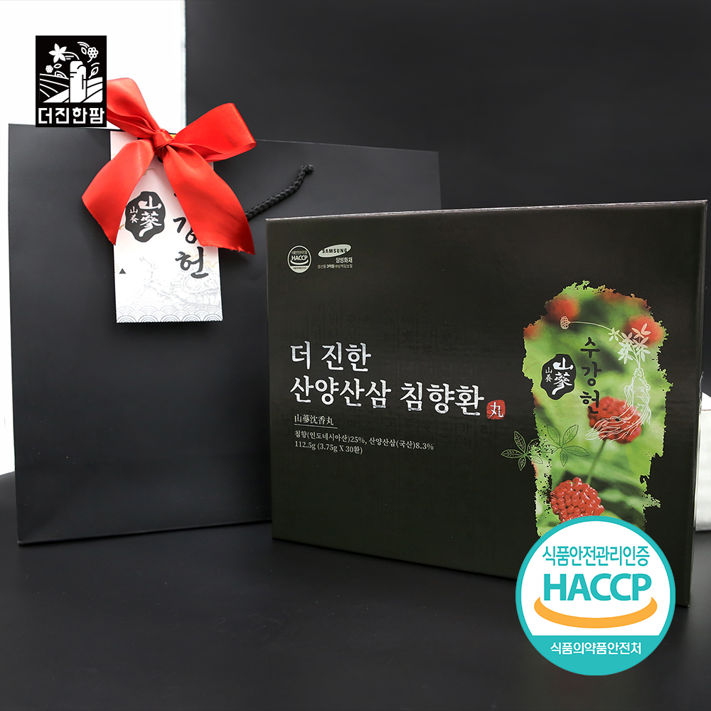 [더진한팜] 더 진한 산양산삼 침향환 30환 (쇼핑백 포함) : K-Black Shop