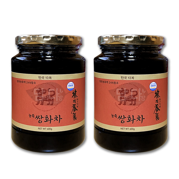 [1+1묶음] 한국 다복 농축 쌍화차(쌍액) 600g : 담터다방