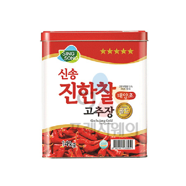 신송 진한찰 태양초 고추장 골드 (14kg) : 꾸러미24