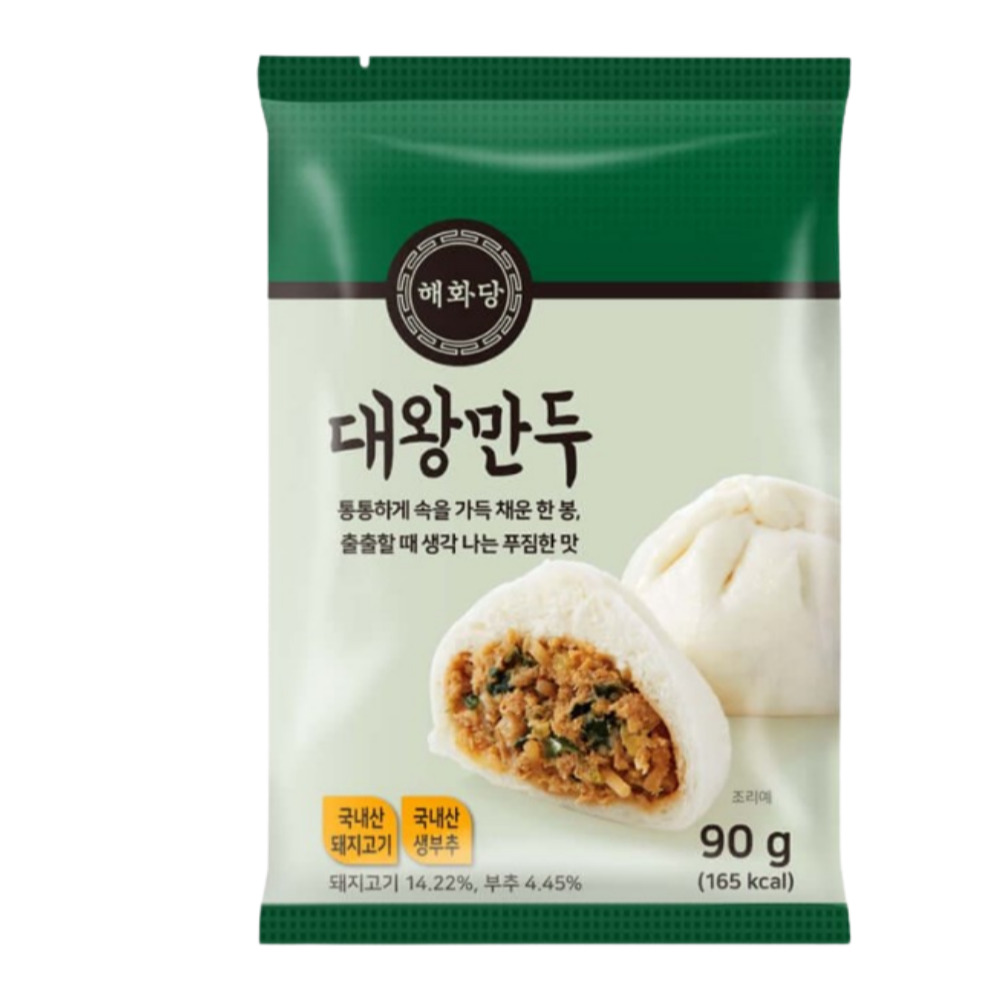 세린식품 해화당 대왕만두 90g x 12봉 : 리빙어센틱