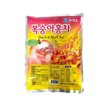 중앙식품산업사 복숭아홍차 분말(900g) : 꾸러미24