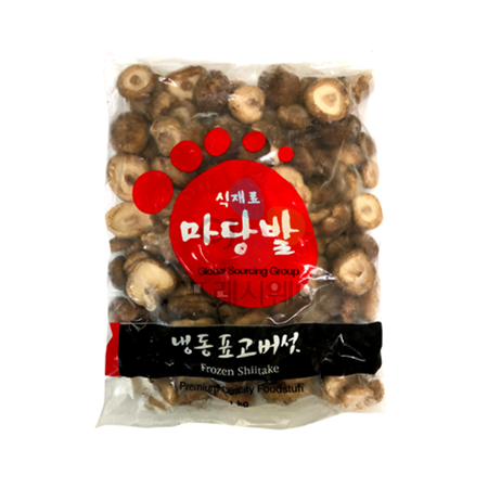 식재료마당발 냉동표고버섯 (홀 1kg x 2봉) : 꾸러미24