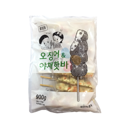 가토코 오징어&야채핫바 (90g x 10개입) : 꾸러미24
