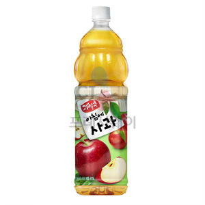 과일촌 아침에 사과 (1.5L x 12병 1BOX) : 꾸러미24