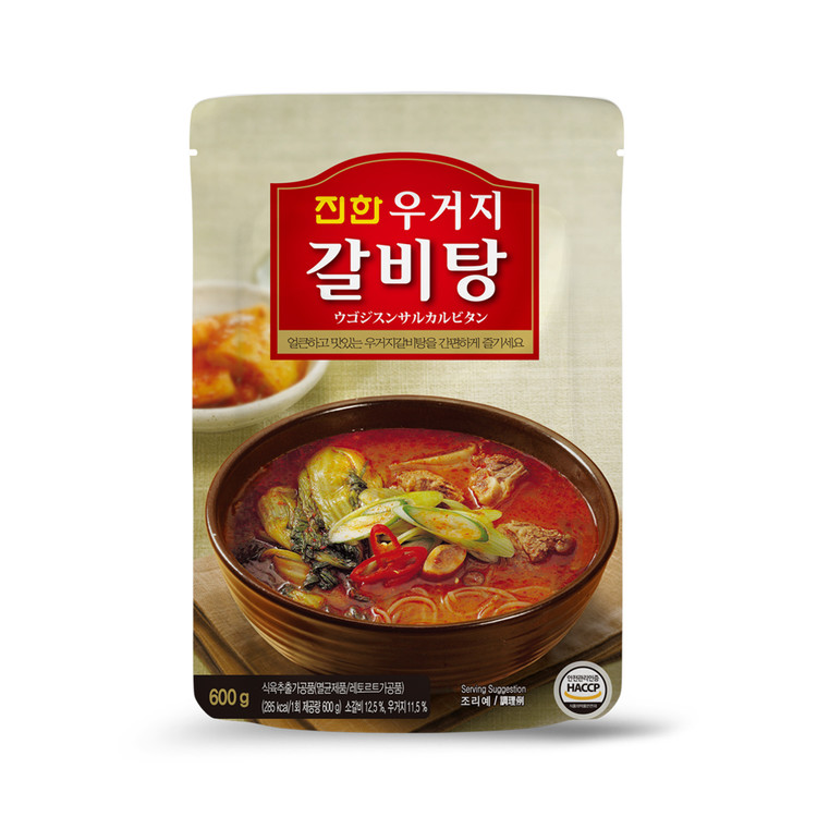 진한식품 진한우거지갈비탕 (600g x 2봉) : 꾸러미24