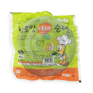 병천 황토방 야채 순대(1kg) 냉동 : 꾸러미24