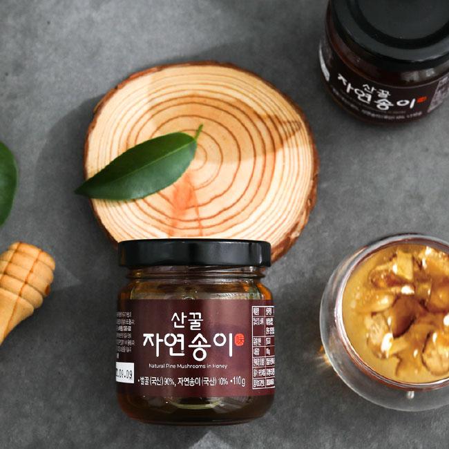자연산 송이 천연 토종꿀 벌꿀 꿀선물세트 3병 답례품 : 리빙후레시
